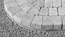 Randabschlussprofil steinfix® rund grau, Länge 200 cm