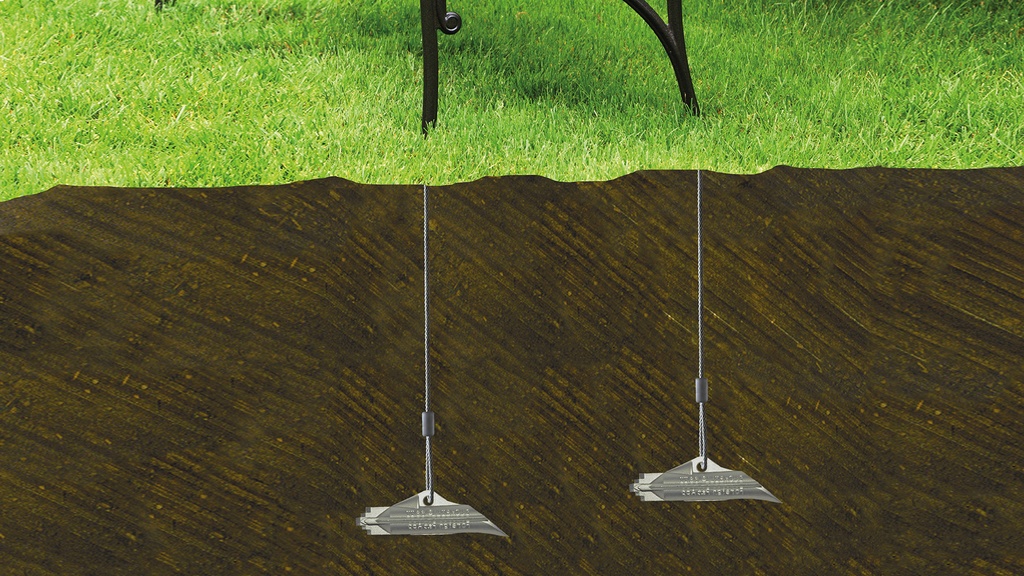Erdanker DUCKBILL Typ 88-DBI, mit Stahlseil, einzeln
