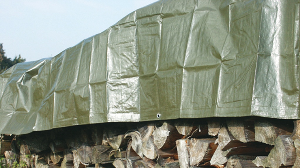 Gewebeplane «forte», 250 g/m², olivgrün, 6 x 8 m