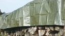 Gewebeplane «forte», 250 g/m², olivgrün, 10 x 15 m
