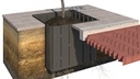 Wurzelführungsbahn ROLLRIB® 90 cm hoch, Rolle à 21 m