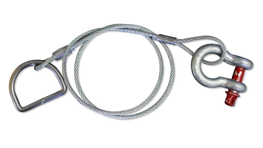 Wurzelballenverankerung mit Schäkel, Baumhöhe 2-4 m