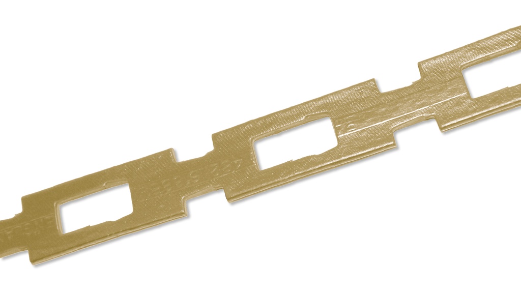 Baumbinder (Kettenbinder) No. 5, beige, 25.4x3.8 mm, Rolle à 25 m