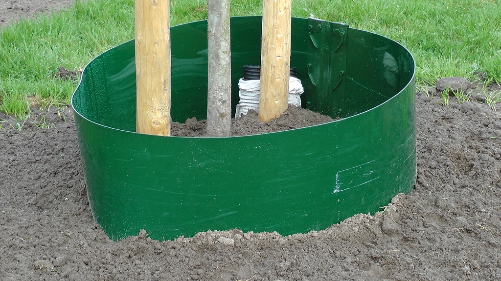 Couronne d’arrosage PEHD vert 2 mm, 25 m x 30 cm