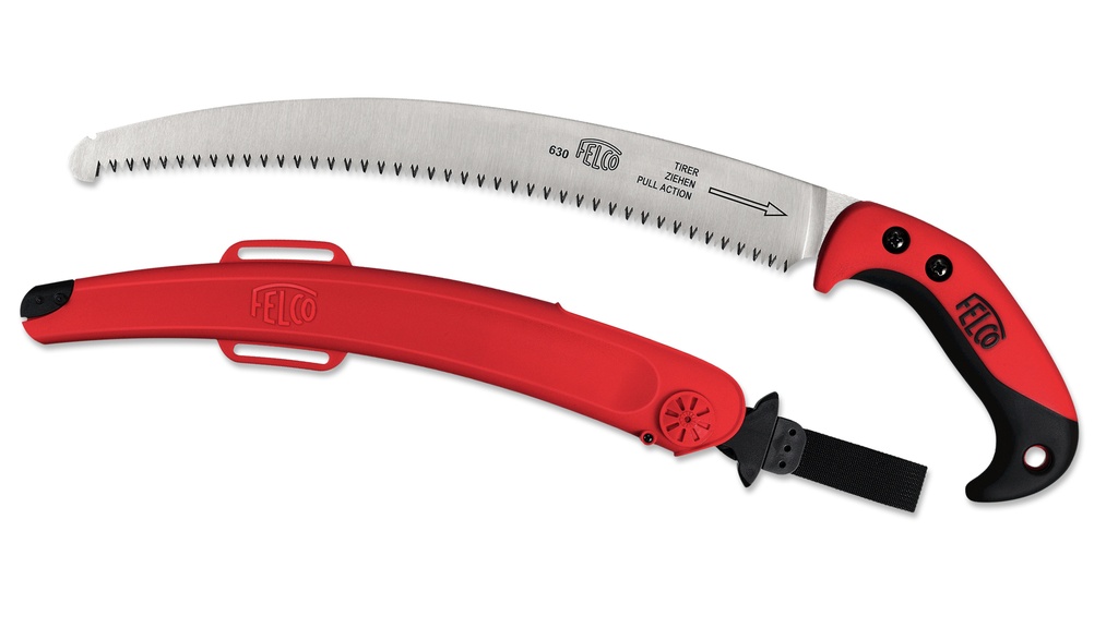 Scie de jardinier FELCO 640, lame courbe 27 cm, avec étui