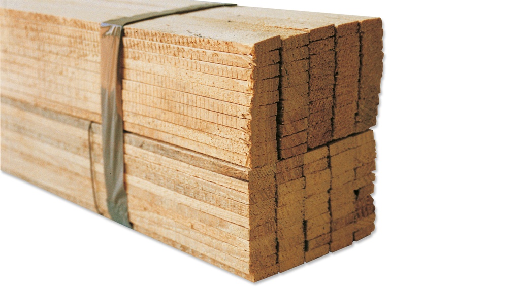 Holzlättli farblos druckimprägniert, Lättlilänge 155 cm, Bund à 100 Stück