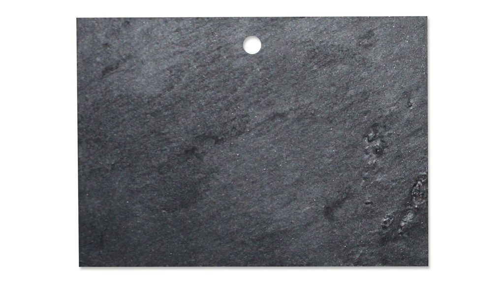 Ardoise rectangulaire perforée Ø 7 mm, 95 x 70 mm