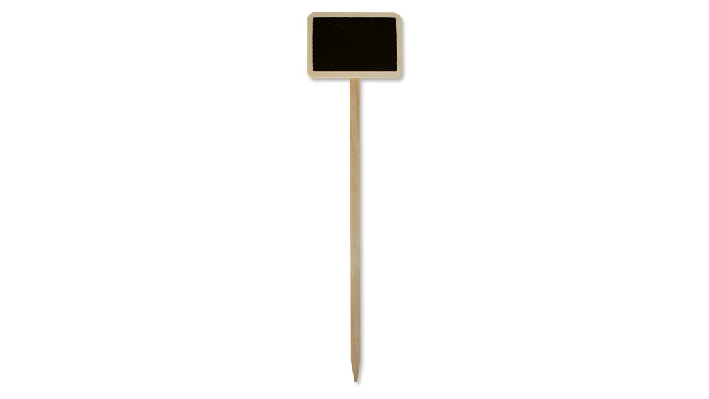 Système «bois-ardoise», hauteur surface 27 cm, grandeur pancarte 42 x 62 mm