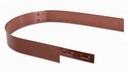 Randbegrenzung Stahl braun pulverbeschichtet, Höhe 10.2 cm, Dicke 2 mm