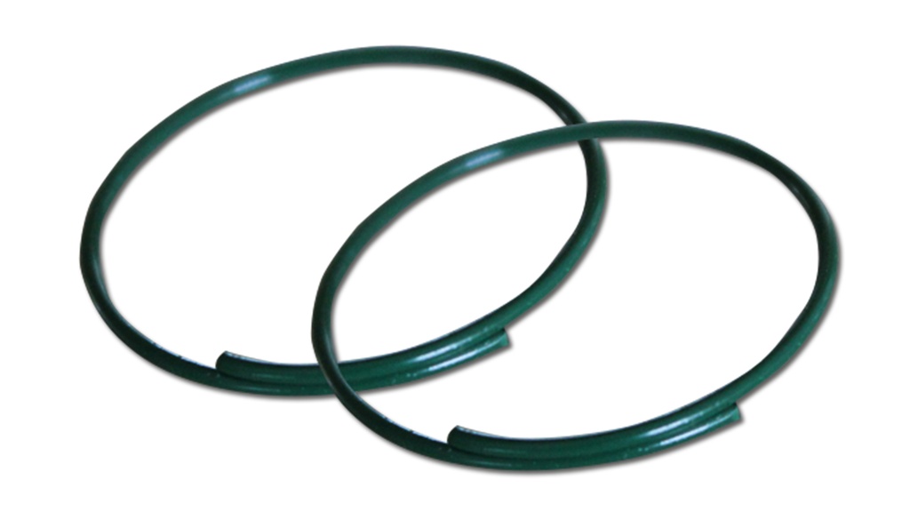Nelkenringe grün, 25 mm ø, Karton à 500 g