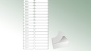 TYVEK®-Schlaufenetiketten weiss, 220 x 25.50 mm, Pack à 1'000 Etiketten