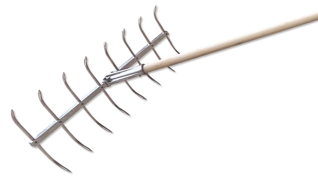 Râteau à andains avec manche en T, largeur 54 cm