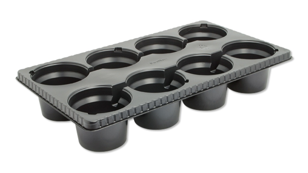 Starlet-Tray 8 Mulden, Topfmass 12 cm