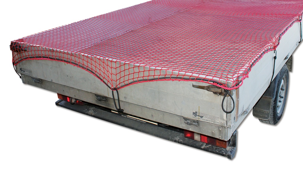 Abdecknetz rot knotenlos, 350 x 500 cm
