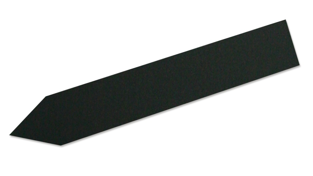 Étiquettes à ficher noir, 300 x 35 mm, sachet de 10 étiquettes