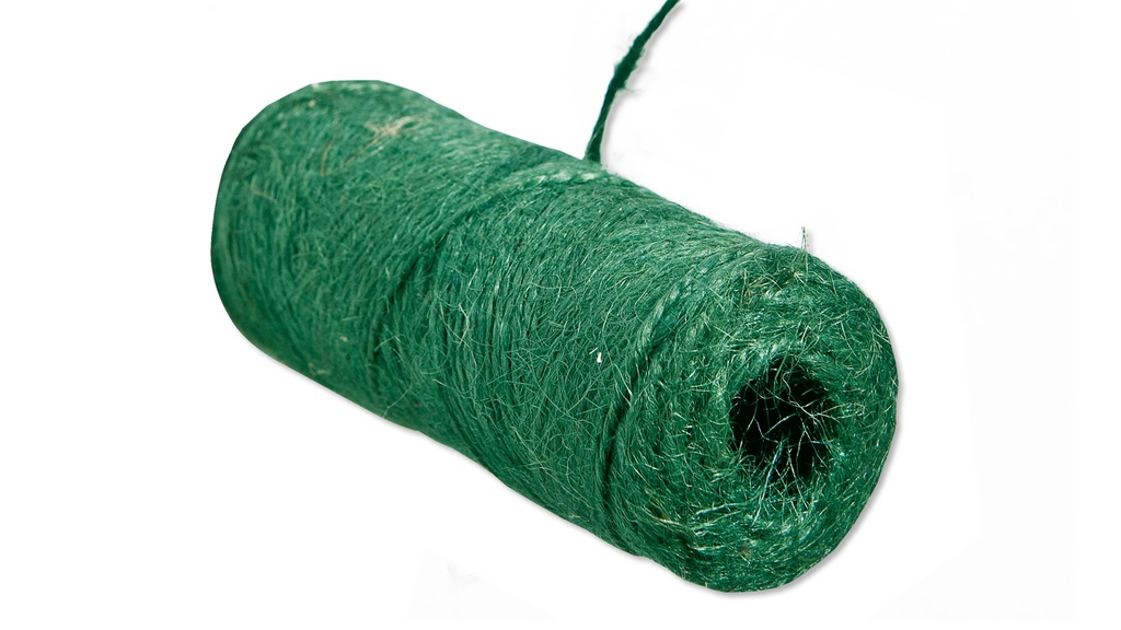 Jutegarn Gartenschnur grün, Spule à 70 m