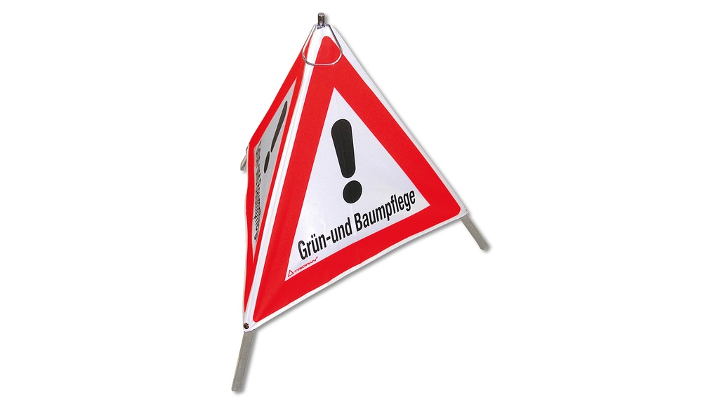 TRIOPAN-Faltsignal, Signal 1.30 «Grün- und Baumpflege», tagesleuchtend, Grösse 90 cm