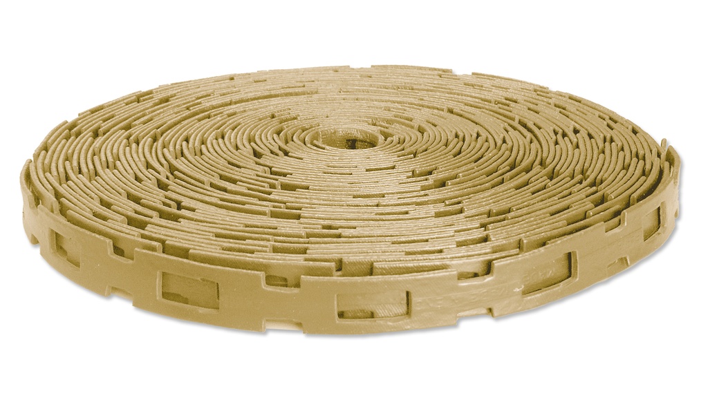 Attache pour arbres (attache-chaîne) No. 5, beige, 25.4x3.8 mm 25 m