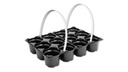 Tragepackung 12 (2x6) Mulden, Topfmass 10.5 cm, ohne Tragegriff