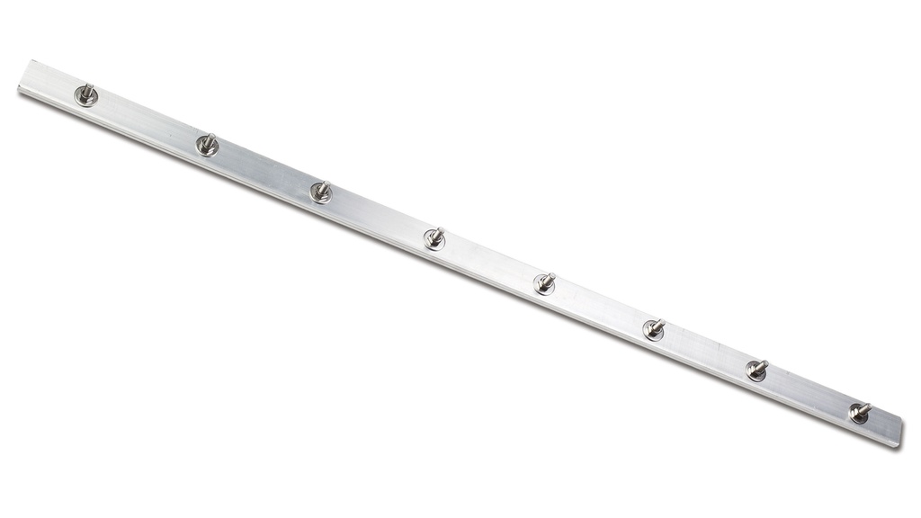 Klemmschiene Aluminium flach 130 cm