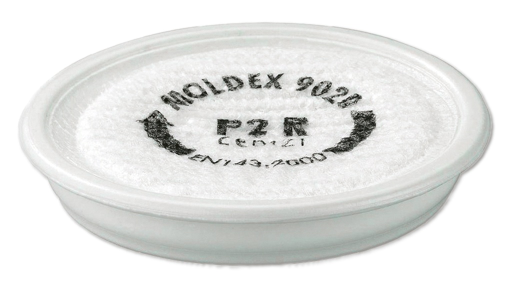 Partikel- bzw. Vorfilter P2 zu Gummi-Masken MOLDEX, Pack à 2 Stück