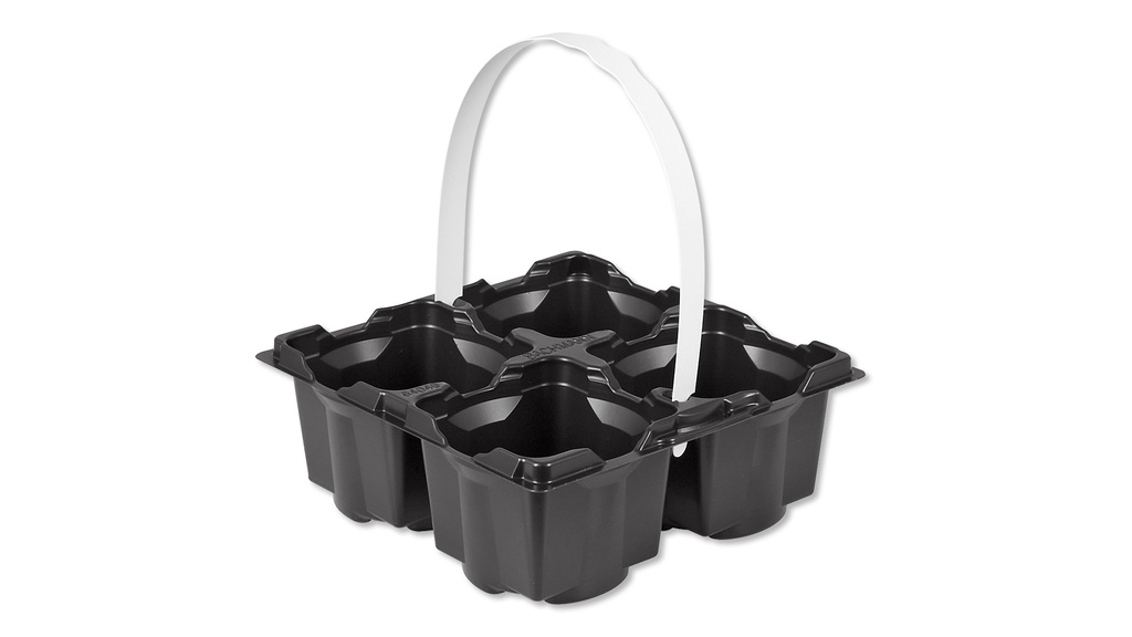 Clayette 4 alvéoles, mesure de pot 9 cm, sans poignée