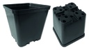 Kakteen-Container schwarz 14 x 14 x 14 cm, 240 Stück