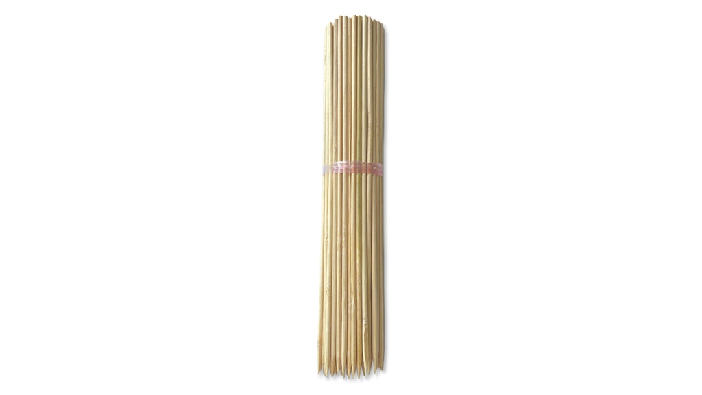 Bambou refendu couleur nature, 30 cm, ø 4 mm, botte de 100 pièces