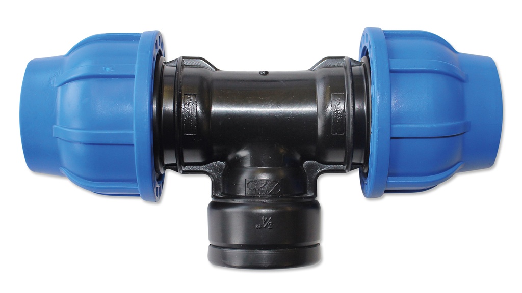 Raccord compression TE filetage intérieur 20 x ¾" x 20 mm