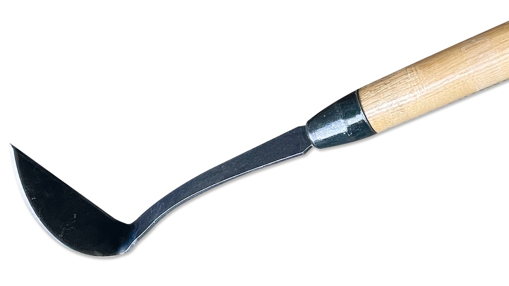 Japanische Sichelhacke, Linkshänder, mit Stiel 140 cm