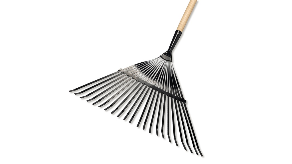 Balai à feuilles avec dents plates, largeur 51 cm