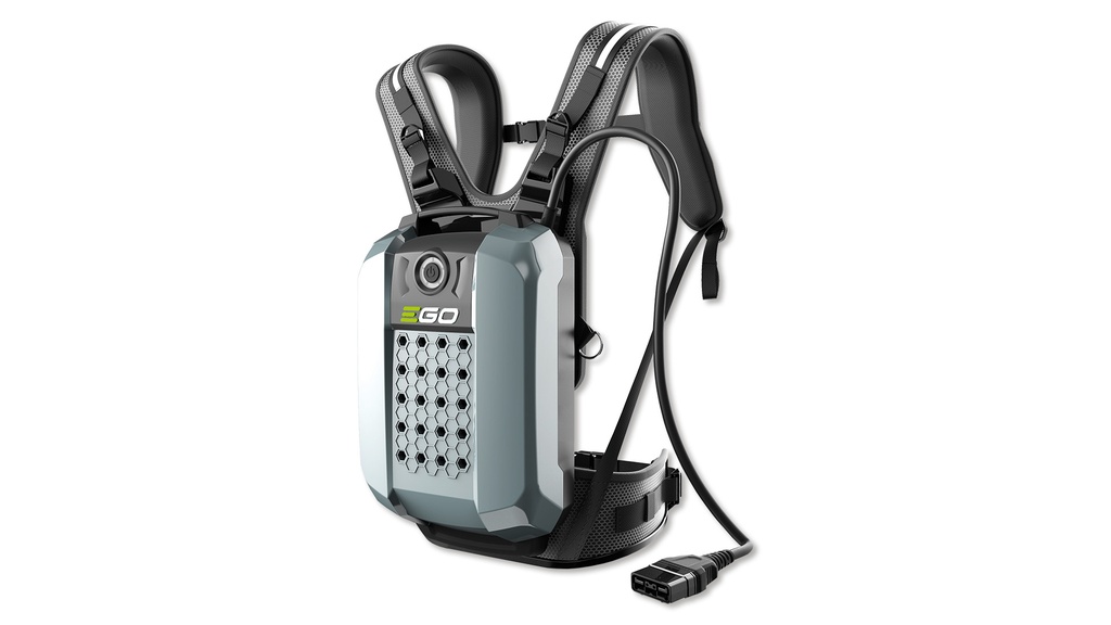 EGO Batterie portable de 28 Ah avec câble de raccordement, harnais et adaptateur