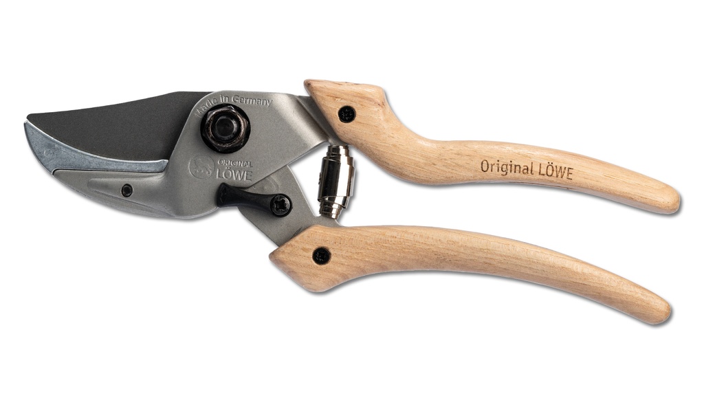 Baumschere LÖWE N8.107, Hickory-Holzgriff, 21 cm lang