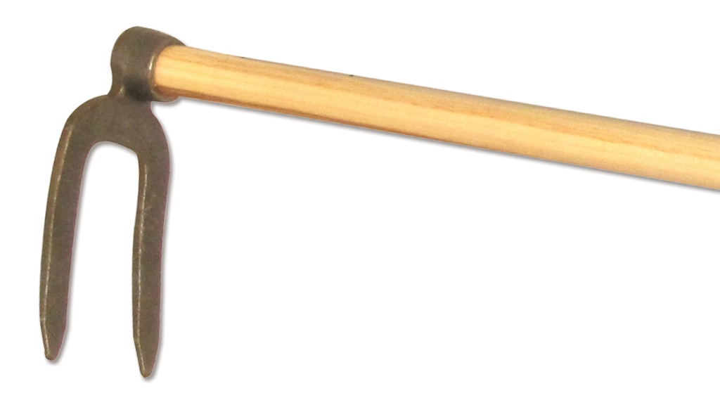 Karsthacke mit 2 Zinken, 12 cm breit