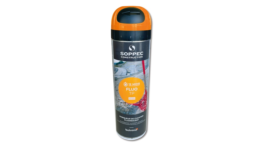 Spray de marquage fluorescent couleur orange 500 ml