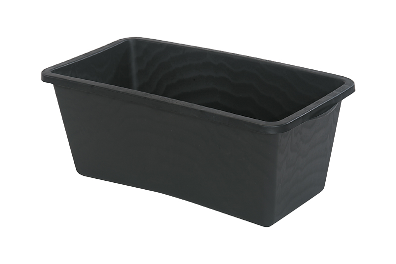 Caisse à mortier, en matière synthétique, contenance 65 litres