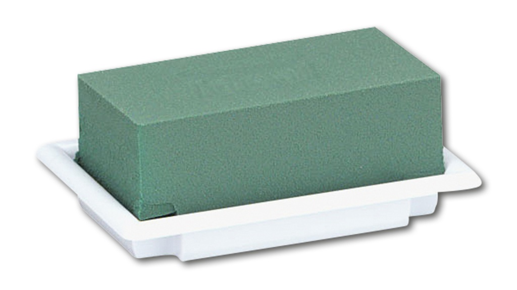 OASIS® Table Deco Mini weisse Schale, 13 x 9 x 5 cm 8 Stück