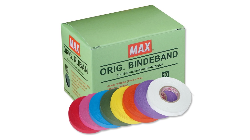 Ruban MAX PVC lilas, épaisseur 0.10 mm, 40 m, 10 rouleaux