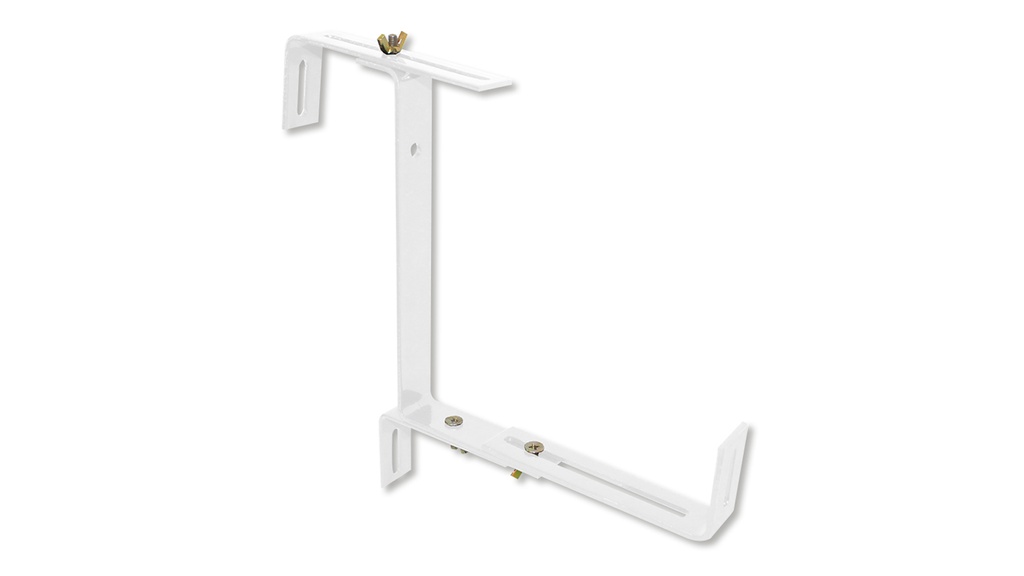 Support pour jardinières avec équerre d’appui blanc
