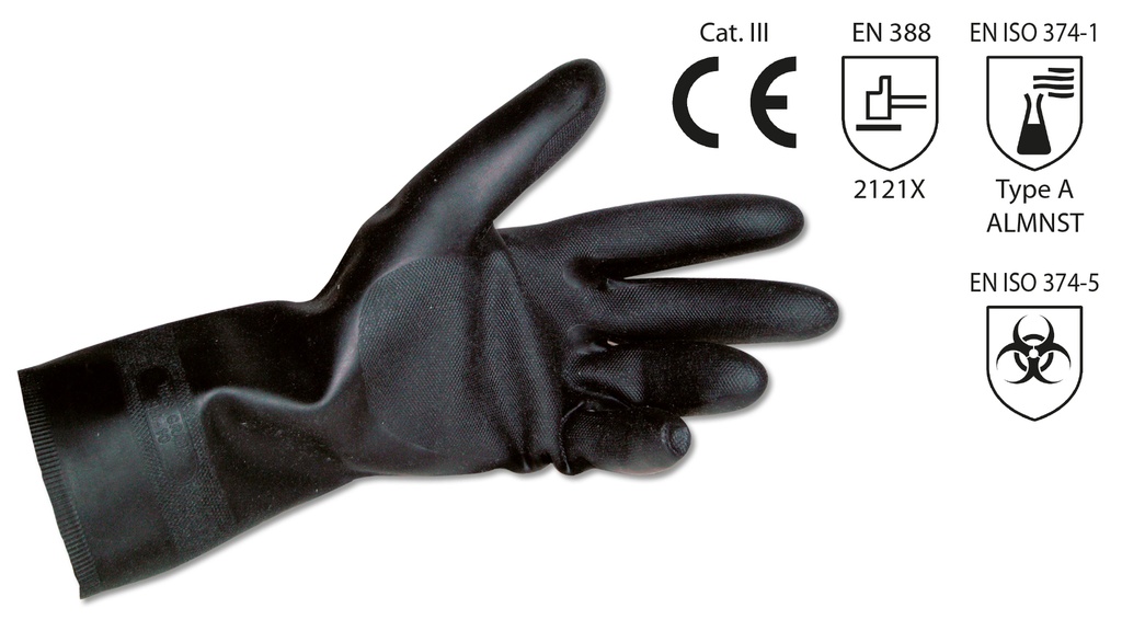 Gants de protection MAPA en néoprène, taille 7 - 7½