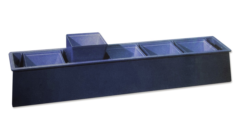 Caissettes à fleurs PFLANZFIX bleu 70 cm