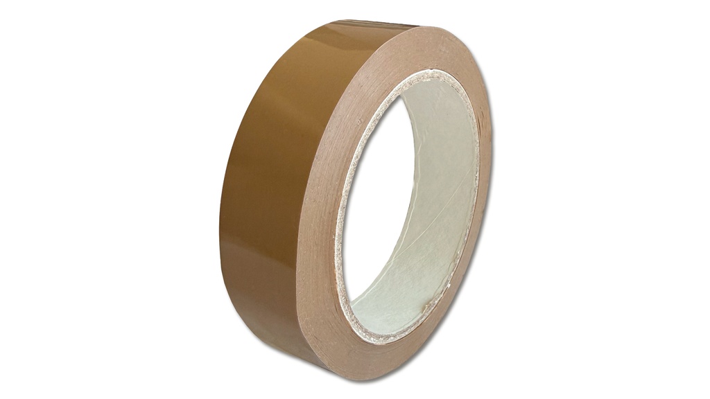 Klebeband PVC braun, 25 mm breit, 66 m
