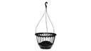 Corbeille à suspension CLASSIC TOP noir, 35cm ø