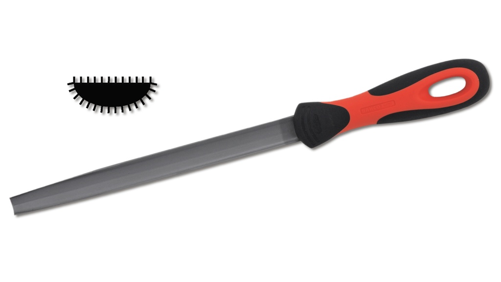 Lime demi-ronde BAHCO, longueur 200 mm