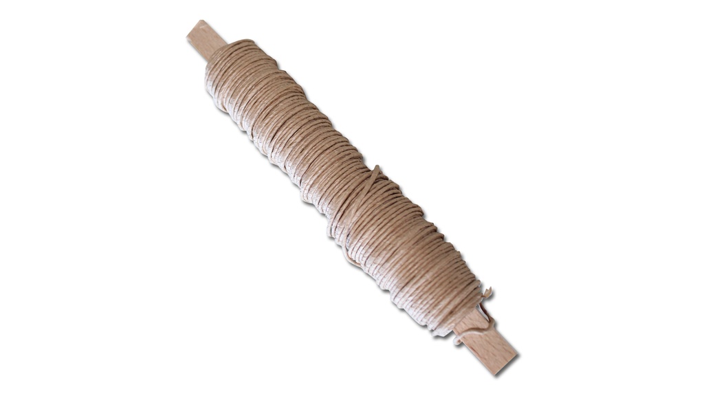 Fil enroulé en papier écru, 50 g, 0.6 mm