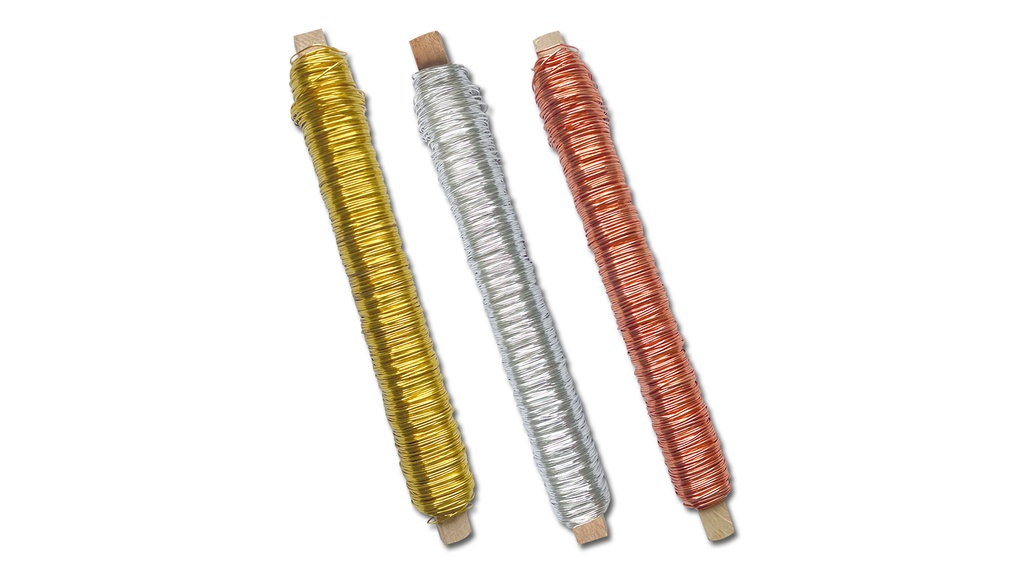 Dekodraht gold, 100 g, 0.55 mm