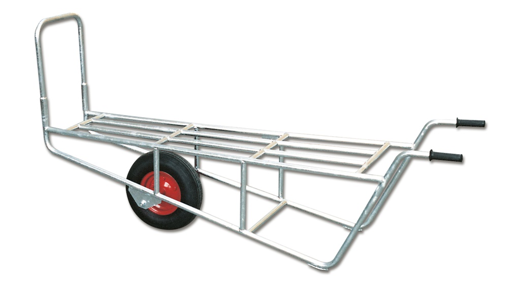 Petit chariot pour jardiniers, avec roue pneumatique