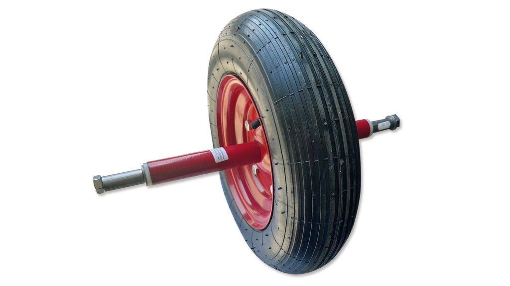 Roue pneumathique pour petit chariot pour jardiniers