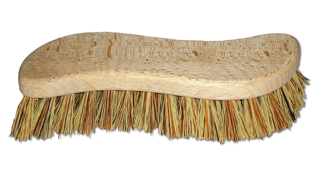 Brosse à récurer, forme S, soie en rizette Union, 205/50 mm