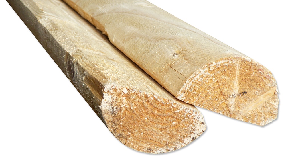Échalas demi-rond Ø 80 mm, longueur 250 cm